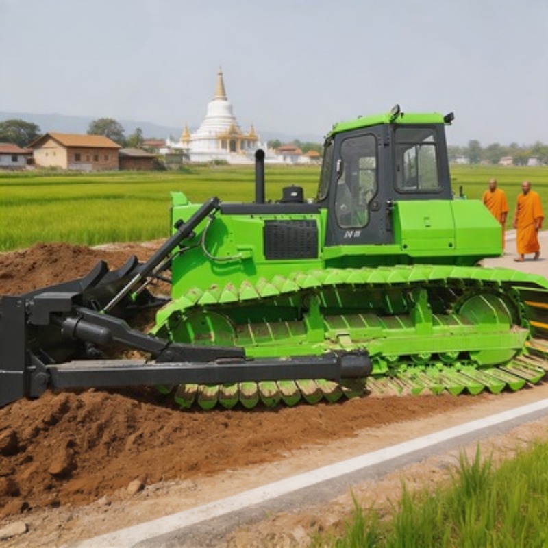 Heavy Equipment Working - Tracked Bulldozer SEM818F 180HP Dozer Machine
