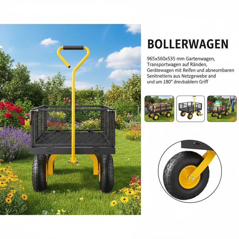 Steel Garden Cart 900 Lbs For  - đánh giá và giá Heavy Equipment Working