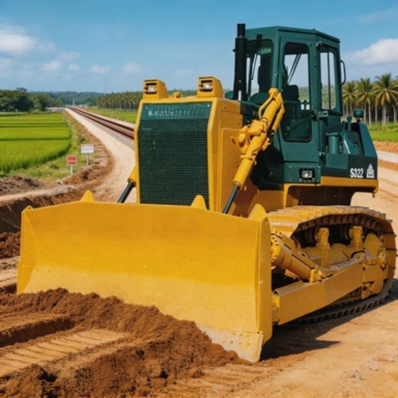 220HP Crawler Bulldozer SD22 D - đánh giá và giá Heavy Equipment Working