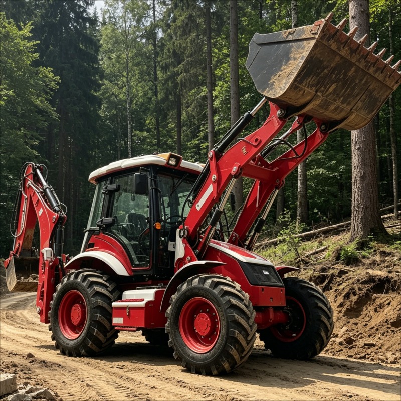 Loader Backhoe Industrial Grad - đánh giá và giá Heavy Equipment Working
