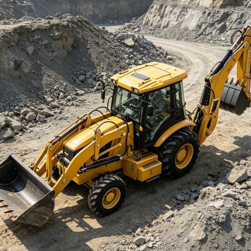 Loader Backhoe Industrial Grad - đánh giá và giá Heavy Equipment Working