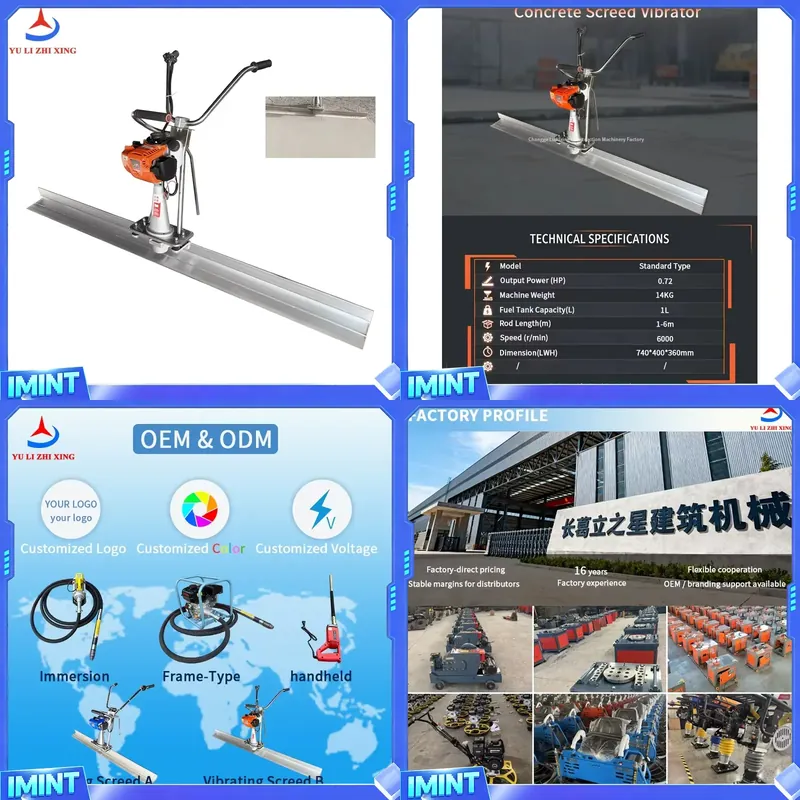 Hot Sale Factory Direct Sale E - đánh giá và giá Concrete Screed Vibrator