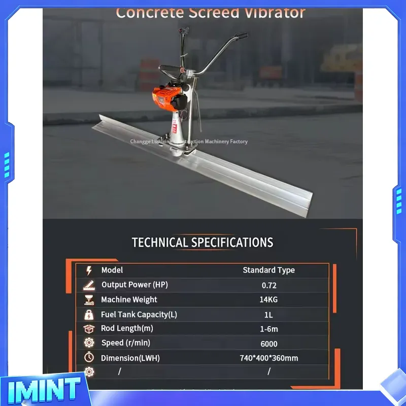 Hot Sale Factory Direct Sale E - đánh giá và giá Concrete Screed Vibrator
