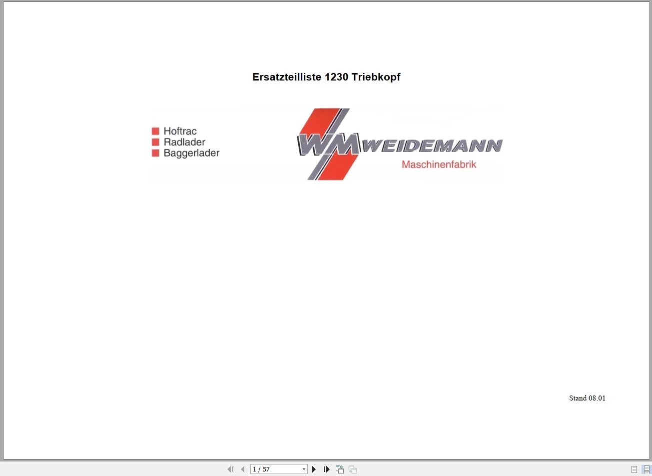 EPC-SOFTWARE Weidemann Heavy E - đánh giá và giá Heavy Equipment Software