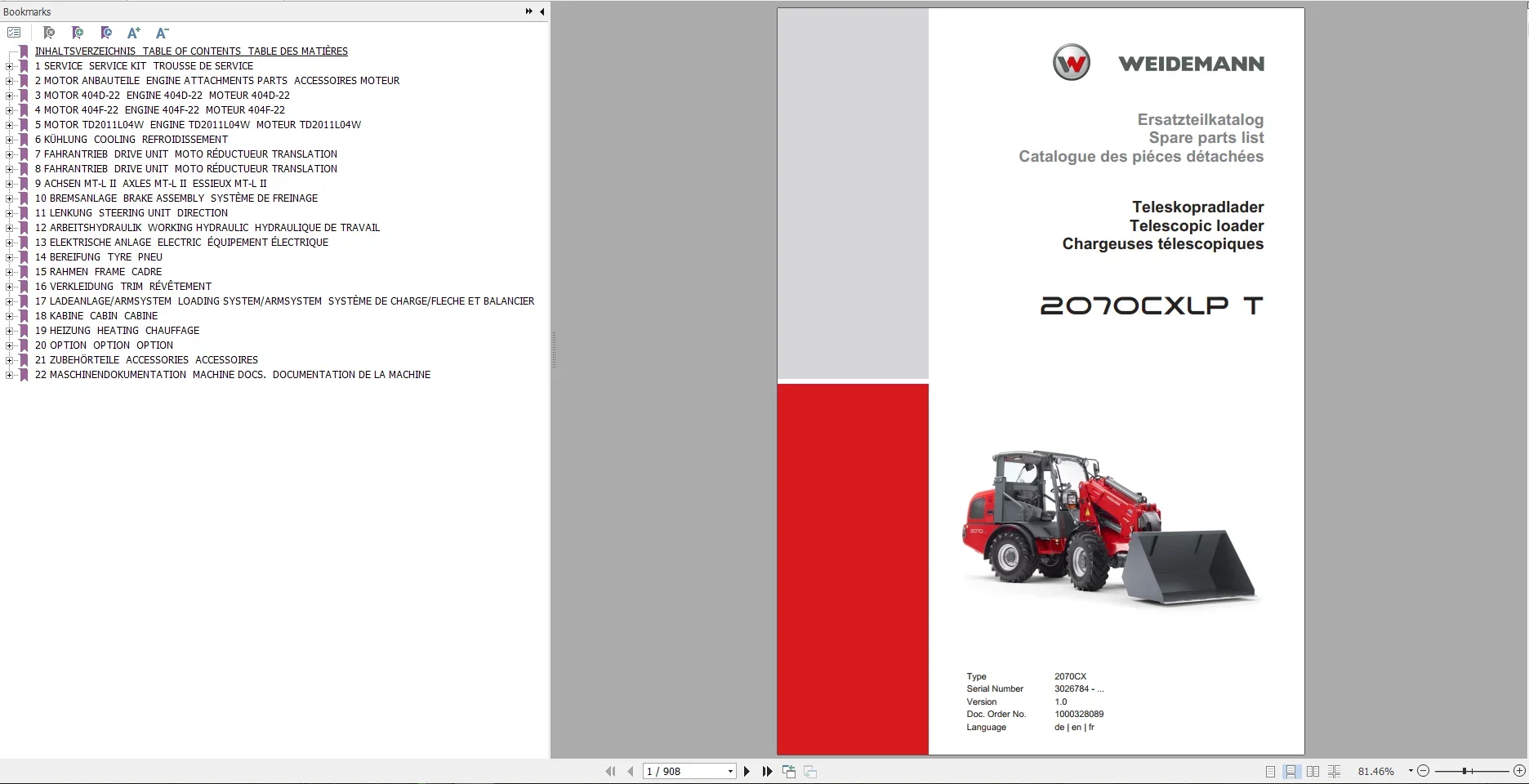 EPC-SOFTWARE Weidemann Heavy E - đánh giá và giá Heavy Equipment Software