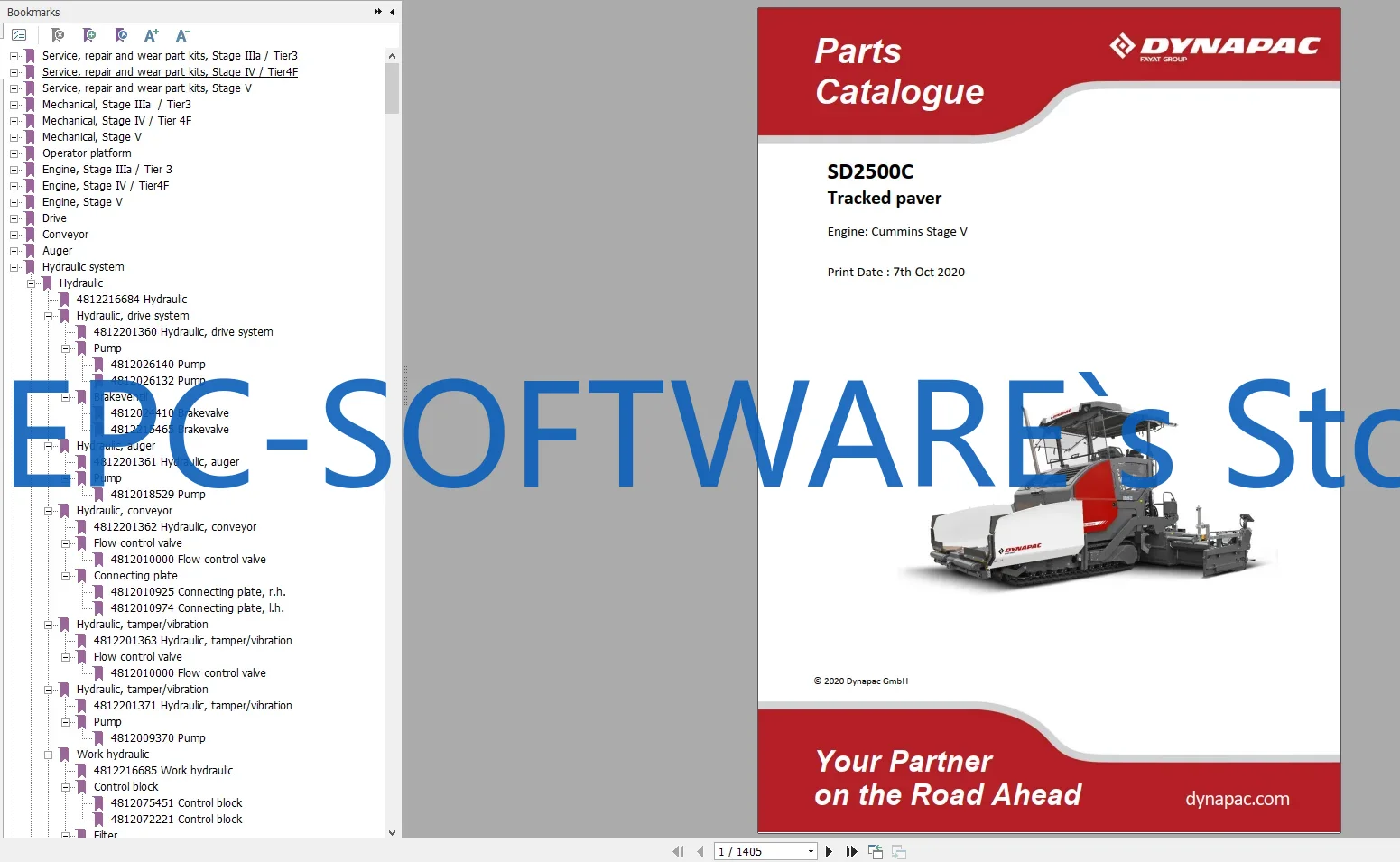 EPC-SOFTWARE Dynapac Heavy Equ - đánh giá và giá Heavy Equipment Software